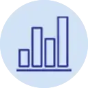 png bar icon blue